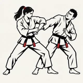 Ju-Jitsu: Abwehr und Armkontrolle